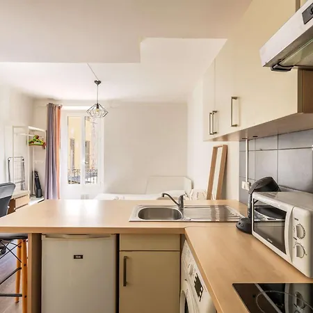 Lovely Cosy Clim 100m Promenade Paillon Apartment