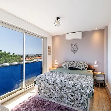 Beautiful 2 Swimming Pool, Parking Space And Air Conditioning Apartment
