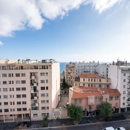 #47 Staywizus - Californie 1 Bdr Ac Garage Sea View Terrace 1 Min To Apartment *