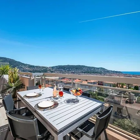 Apartment Superbe 2p Terrasse Vue Quartier Cimiez *