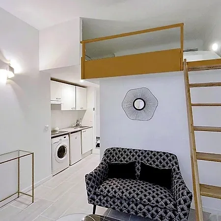 Apartment Mezzanine Renove - Centre Nice, 3 Min Gare *