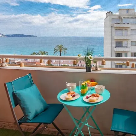 Modern 2-bedroom Sea View, Air Conditioning, Balcony Apartment Nice