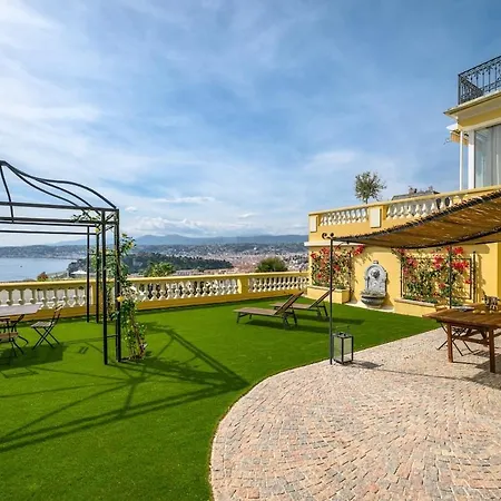 Wonderful Panoramic View With Ac Apartment Nice