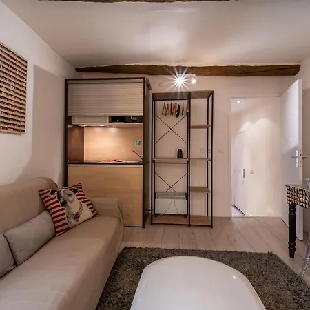 Apartment Old Town Nice, 2 Bedrooms & 2 Bathrooms,quiet, Ac For 4 People *