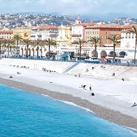 Blue Horizon 3 - Ac Terrace 3 Min Apartment Nice
