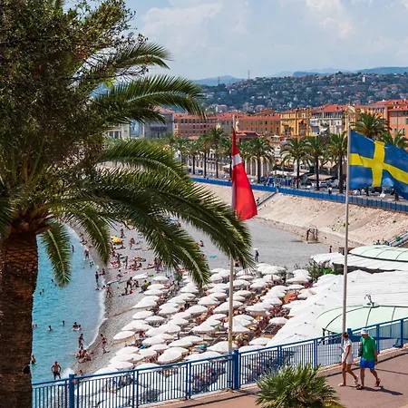 Apartment Promenade, View On Bay, Sunny Terrace, 4 Guests, 2 Bedrooms Ac Nice