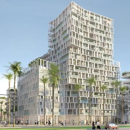New Building- Neuf Lumineux Vue Mer, Tramway L3 Au Pied De Immeuble A 10 A 15 Mns D'aeroport, Centre & Promenade Apartment Nice