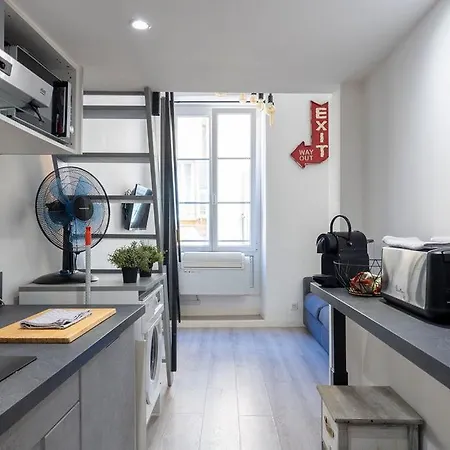 Unique 2 Biens En 1, Clim, Moderne, A 300m Apartment Nice