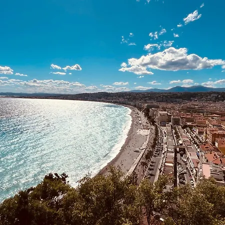 New Building- Neuf Lumineux Vue Mer, Tramway L3 Au Pied De Immeuble A 10 A 15 Mns D'aeroport, Centre & Promenade Nice