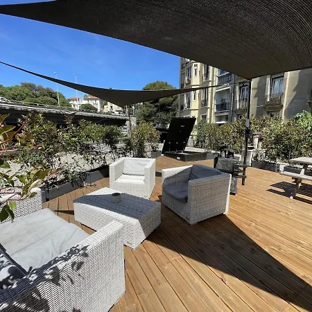 Bel Appartement Avec Toit-Terrasse, 2 Chambres, Centre Ville De Nice Apartment *