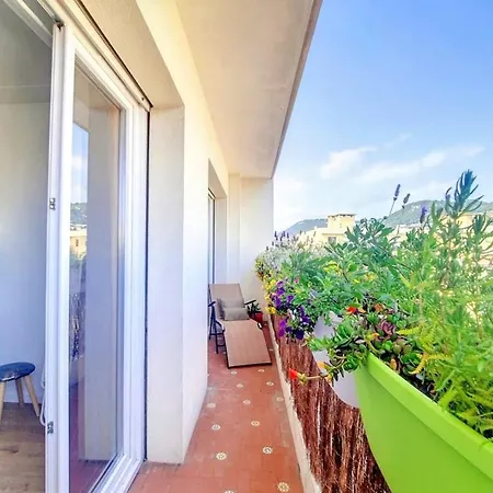 Sun Deck Terrace - Port Of With View And Air Conditioning Nice