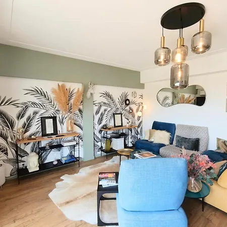 Apartment Sun Deck Terrace - Port Of With View And Air Conditioning Nice