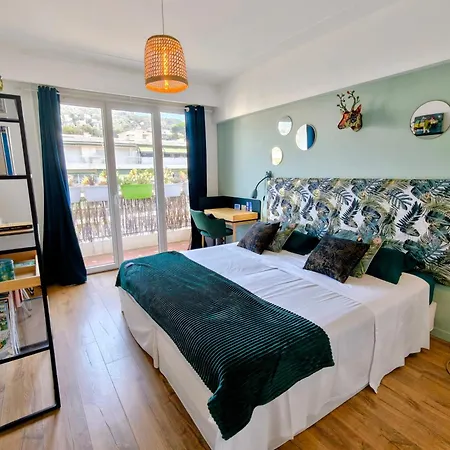Apartment Sun Deck Terrace - Port Of With View And Air Conditioning Nice