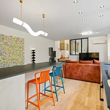 Beautiful Loft In With Terrace - Ac Nice