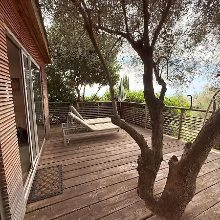 Treehouse In Les Oliviers, Sea View, Air Conditioning, Parking Apartment *