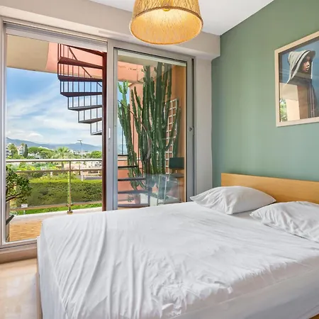 Apartment Rooftop Terrace - Sea View, Pool, Parking & A/c Nice