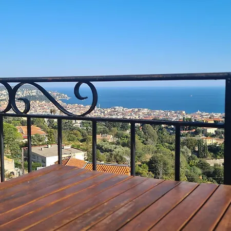 Panoramic Sea View Of The French Riviera, Parking Nice