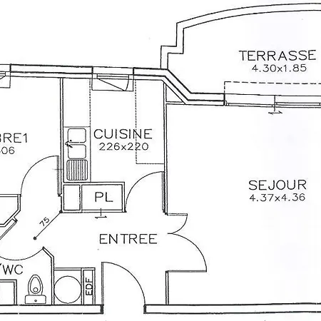 Palais Des Dômes Avec Piscine Appartement *