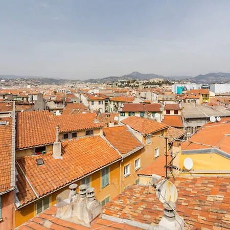 La Croix - F3, Terrasse Vue Panoramique, Vieux-nice Old Town And Terrace Apartment Nice