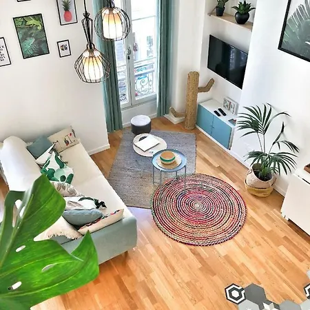 Homelivia, Frida, Mezzanine, Déco Raffinée Et Balcon Appartement Nice