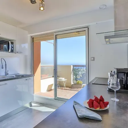 Apartment My Casa Terron - Sea View - Parking - Pool - Tennis Nice