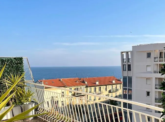 Studio Terrasse Vue Mer A 1Min De La Plage Et Tram