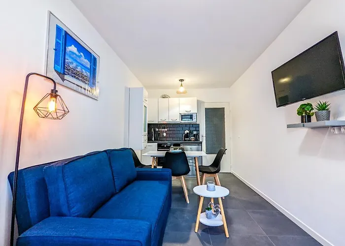 1 Min To The Beach Apartment - Kitchen - Tramway - Air Conditioner - Wifi - Promenade Des Anglais