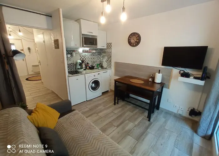 Studio Climatise, 50 M De La Prom, Wifi