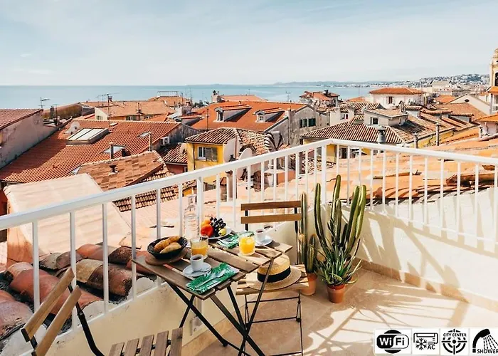 #32 Panoramic Sea View Over Old Town Terrace & Ac