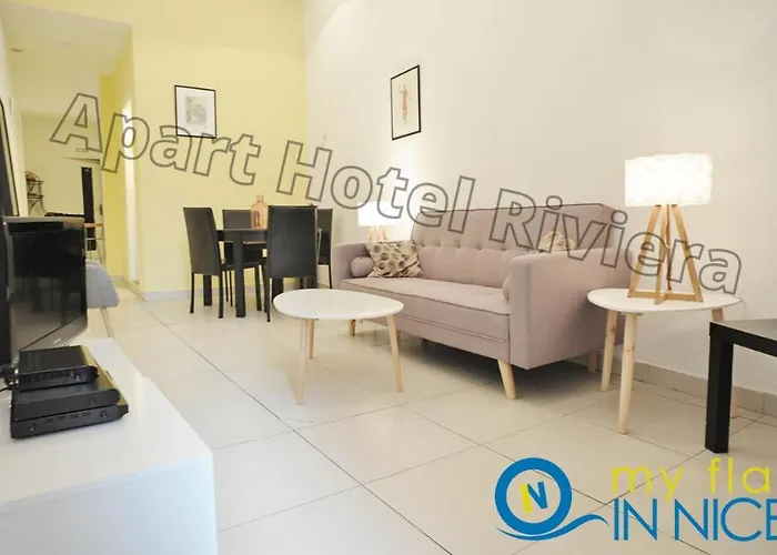 Aparthotel Riviera - Coeur Du Vieux Nice Charmant 3 Pieces Ac - Old Town Promenade Des Anglais - Cour Du Chateau
