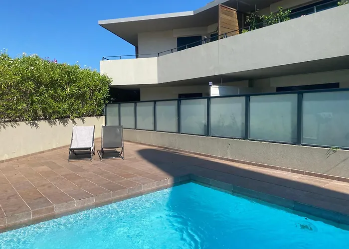 Nice, Splendide Appartement 4P Residentiel, Terrasse Vue Piscine , Garage
