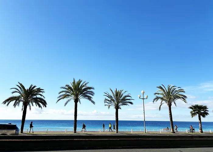 -Da Zia Ro\'- Promenade Des Anglais Front Beach - Air C - Free Parking