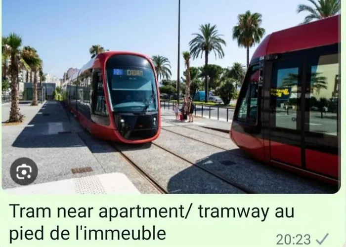 Grand Appartement, 2 Ou 3 Ou 4 Pieces, Tramway Sur Place, Proche Gare Sncf St Augustin 5 Min, Aeroport A 7 Min, Plage Ou Allianz Riviera 10 Min, Palais Nikaia 2 Min , Supermarche Sur Place, Parking Possible Si Disponible Ou Payant A 1000 Metre