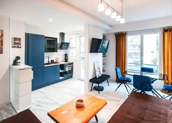 2P Moderne Proche Promenade Des Anglais, Apercu Mer