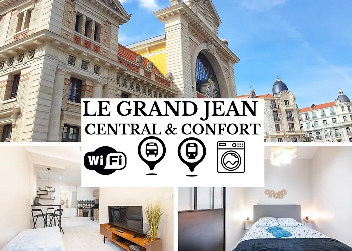 Le Grand Jean - Central Pres Gare Et Tram - Supermarches - Wifi - 3 Person
