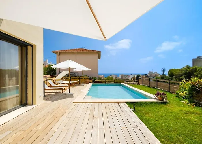 Villa Moderne Pour 8 Personnes - Vue Sur Nice !