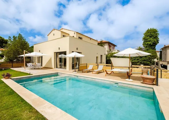 Villa Moderne Pour 8 Personnes - Vue Sur Nice !