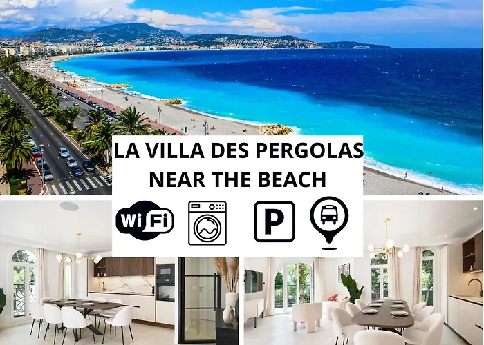 Villa Des Pergolas Au Pied Du Tram ,A 5 Min Des Plages , 15 Min Du Centre , Jacuzzi