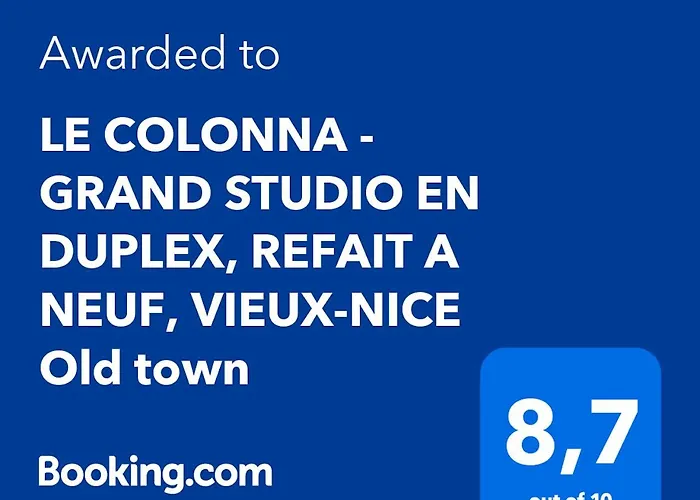 Le Colonna - Grand Studio En Duplex, Refait A Neuf, Vieux-Nice Old Town