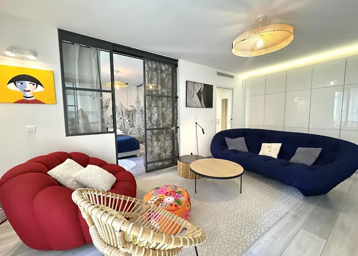 Aparthotel Riviera - Terrasse Loft De La Providence - Vieille Ville - Esprit Loft En 2 Pices Ac
