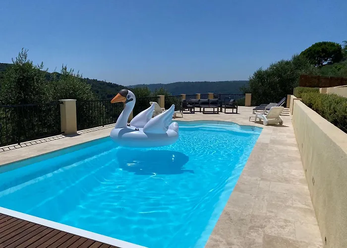 Villa Avec Piscine Chauffee Nice Collines