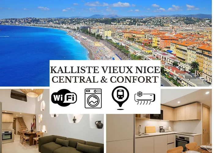 Kalliste Vieux-Nice Centre Historique, Pres Promenade Et Cours Saleya