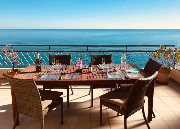 Amazing Top Floor Penthouse 30M2 Terrace, Front Sea View On Promenade Des Anglais