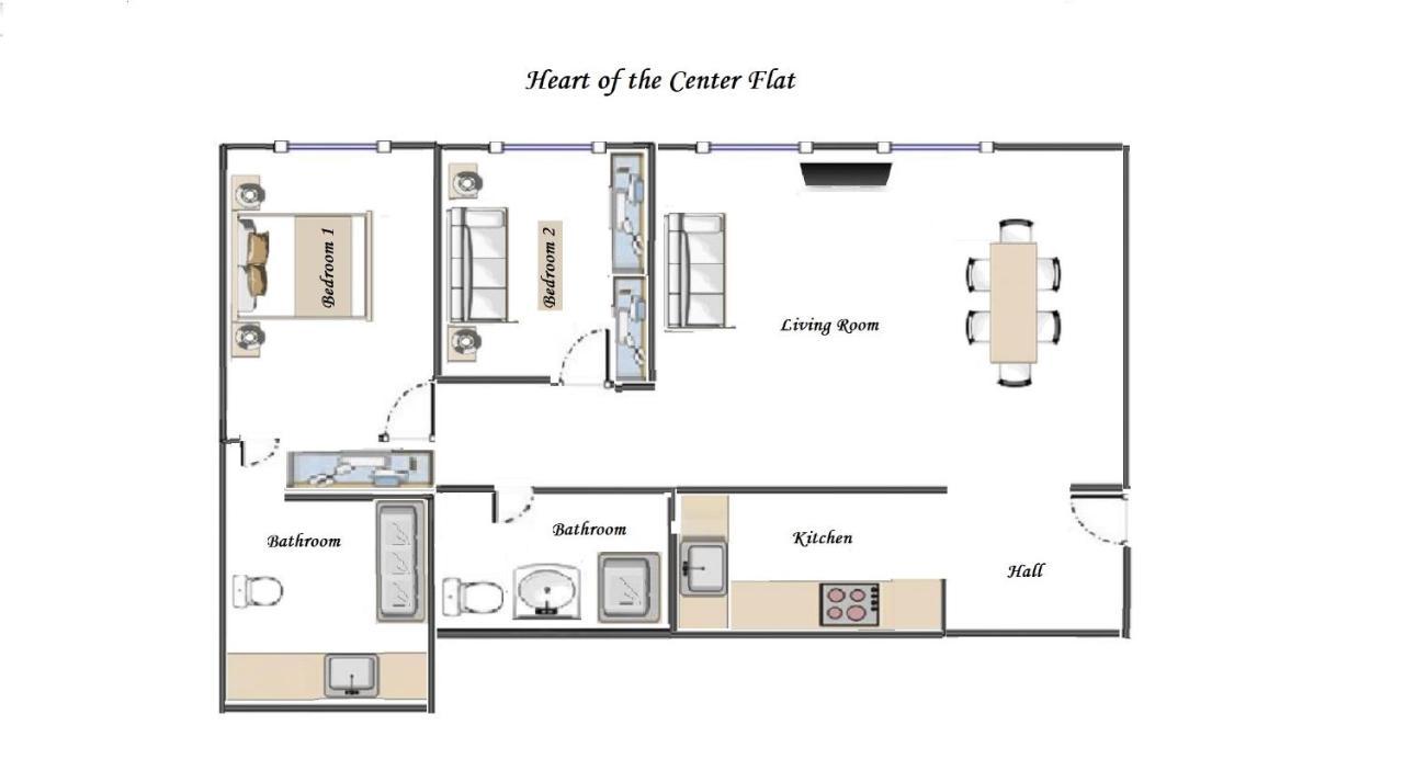 Heart Of The Center Superb Flat 50 Meters From The Sea * Nice