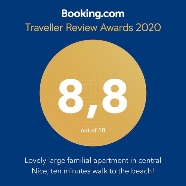 Lovely Large Familial In Nice, Minutes Walk To The Beach! * Nice