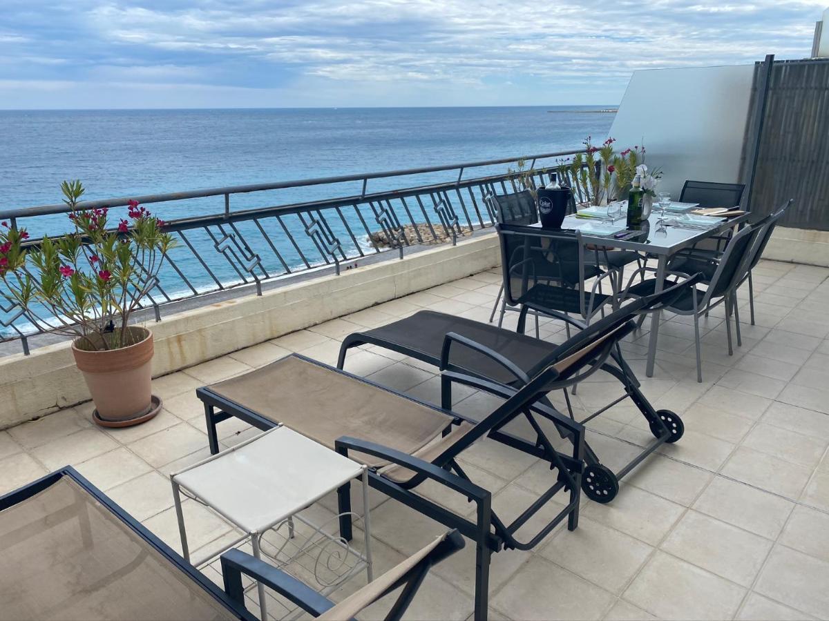 Amazing Top Floor Penthouse 30m2 Terrace, Front Sea View On Promenade Des Anglais