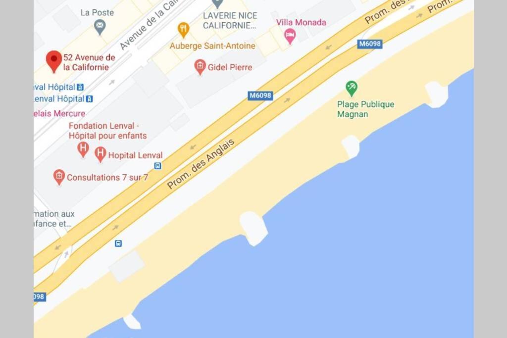 Apartment Climatise, 50 M De La Prom, Wifi Nice