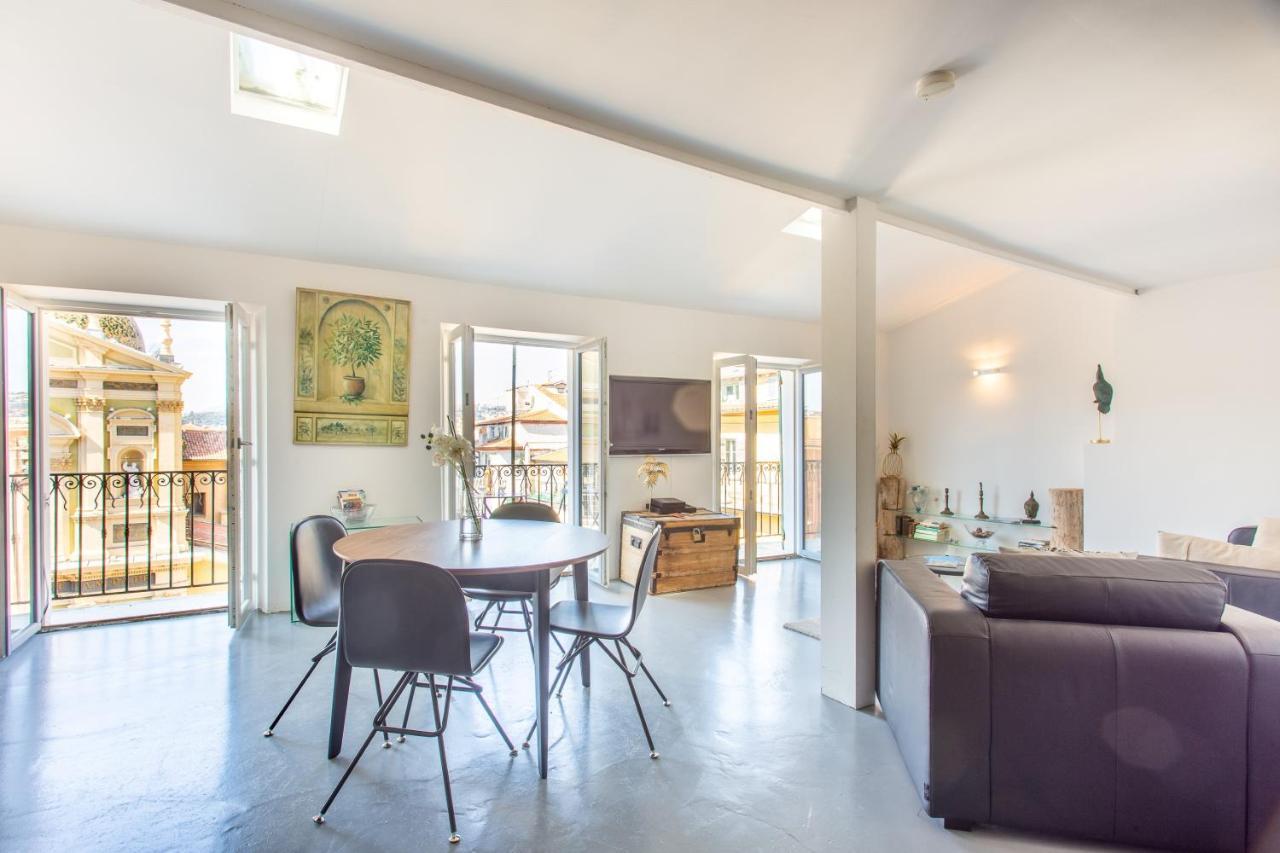 Ross 5- F2, Lumineux, Balcon, Loft, Clim, Vieux-nice Apartment