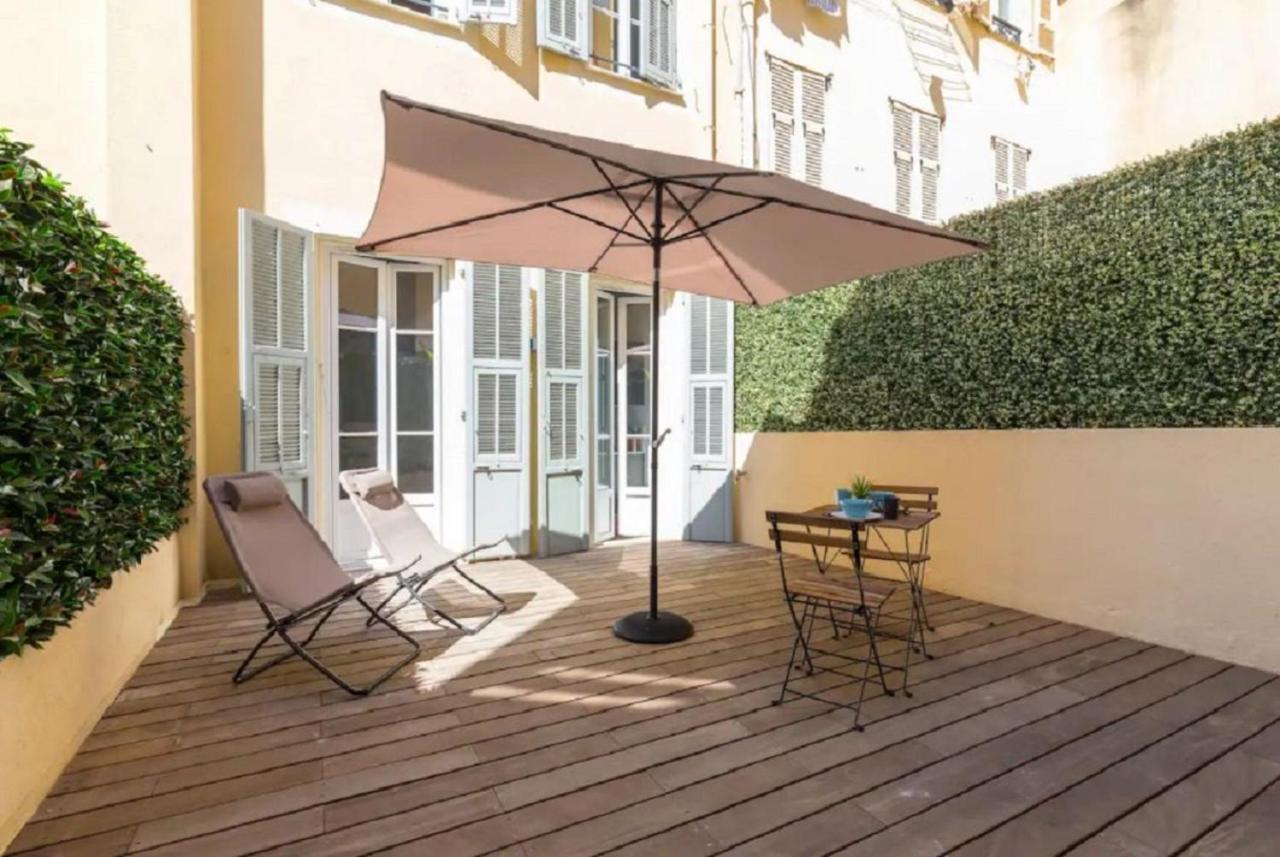 Superb Studio Quiet Terrace Center Wifi Ac Miyake Apartamento