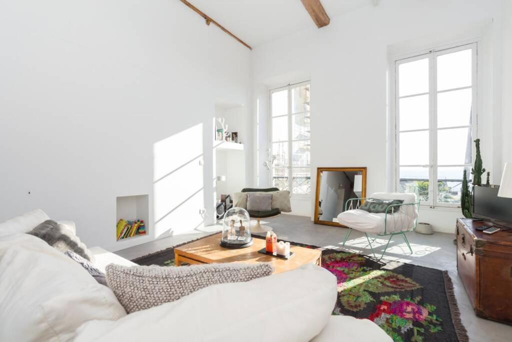 06j - Superb Duplex Loft With Ac - Sea View Nice